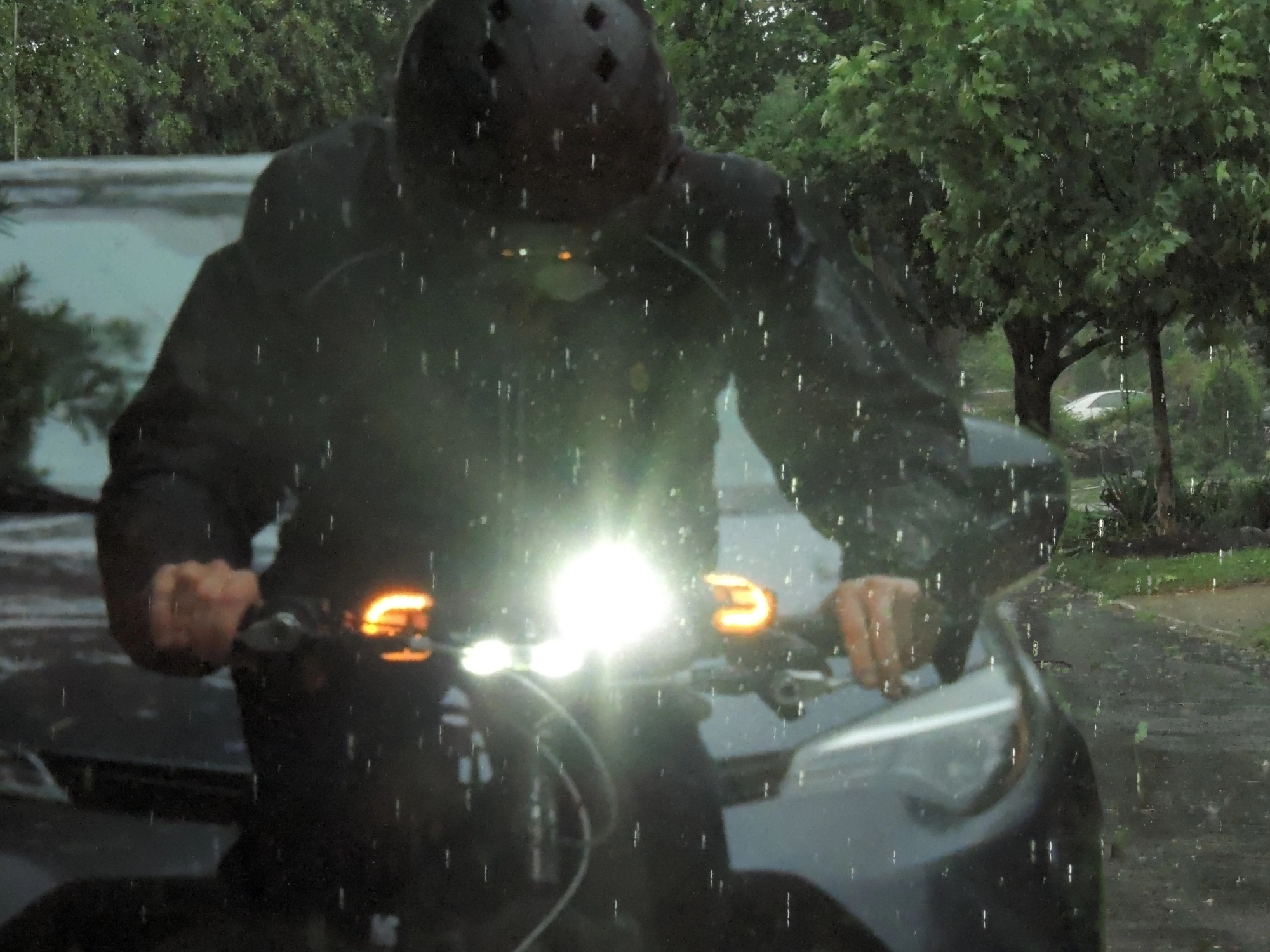 Picture of Riding No Matter Wet in Action